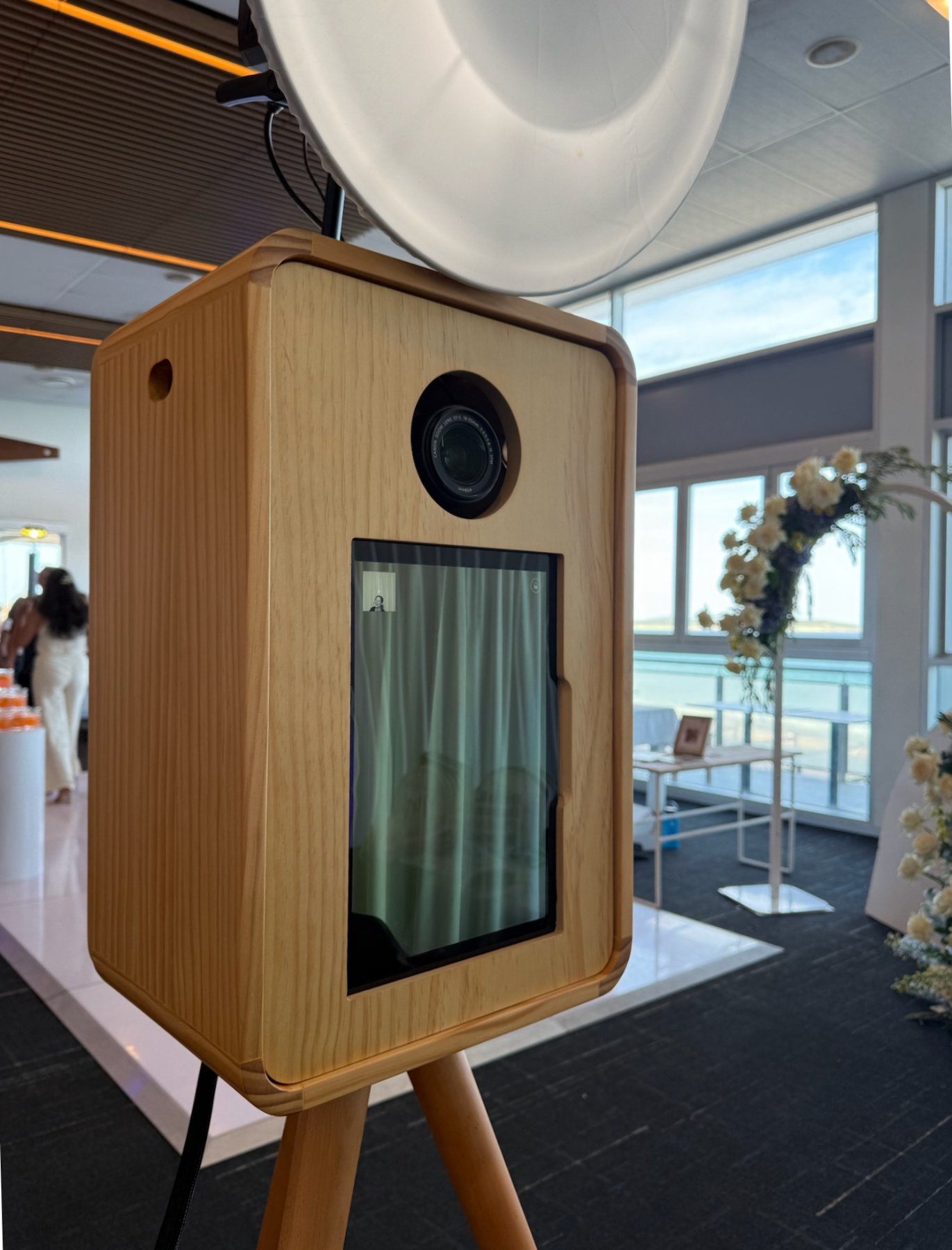 The Deluxe booth