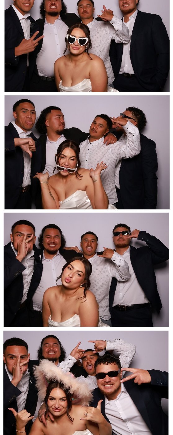 Photo strip from a recent wedding