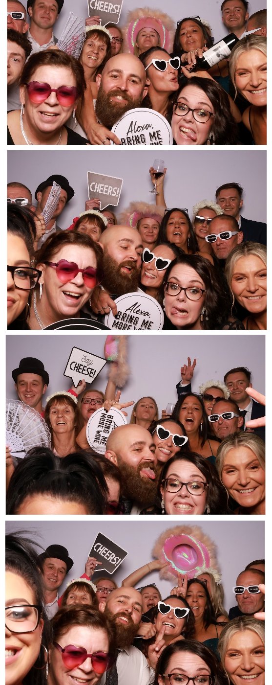 Photo strip from a recent wedding